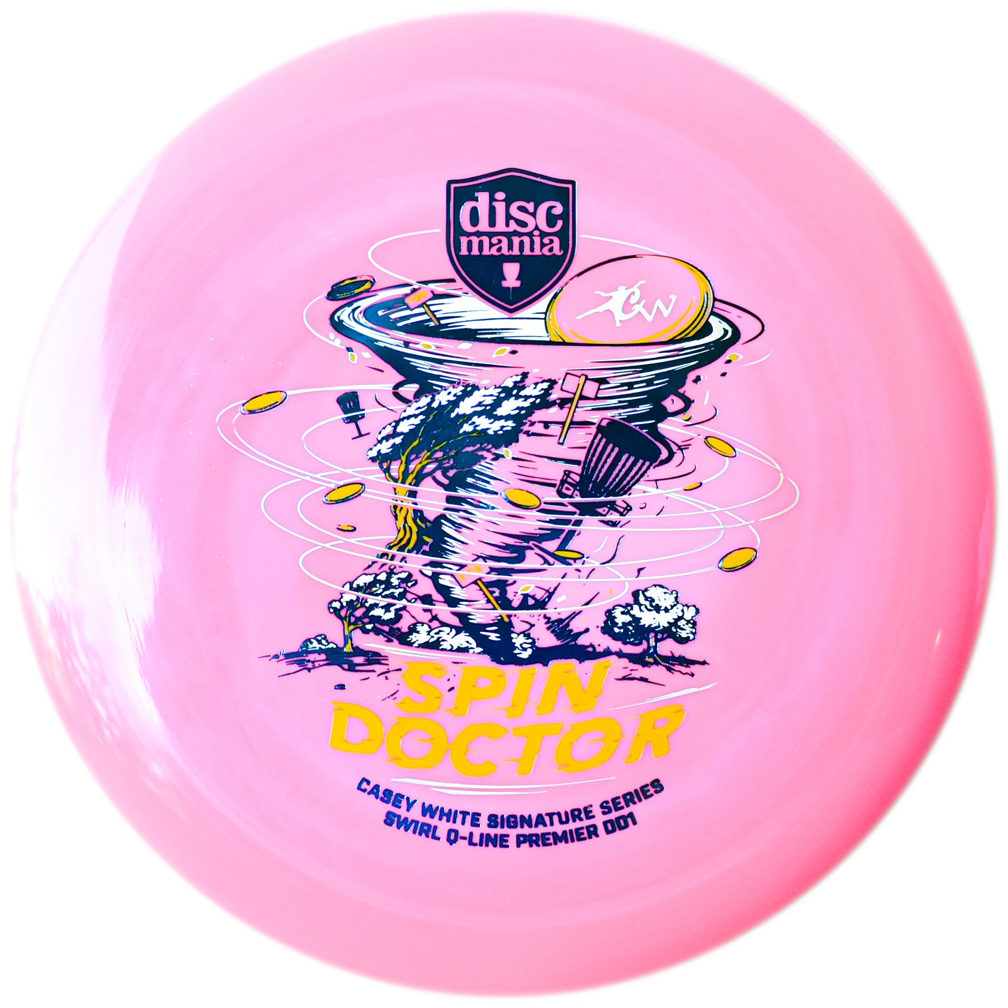 Spin Doctor Premier DD1 Swirl Q-Line Casy White Signature