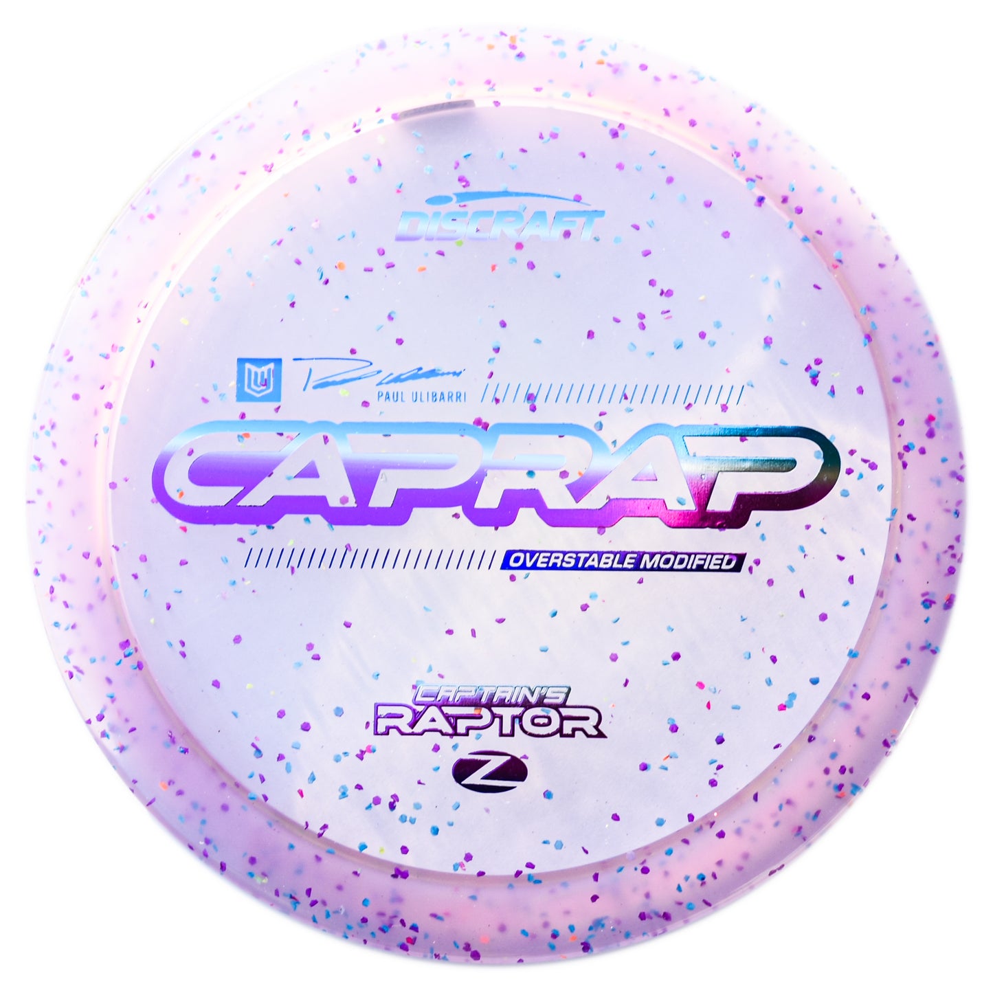 Color Confetti Z Captain's Raptor Paul Ulibarri Signature