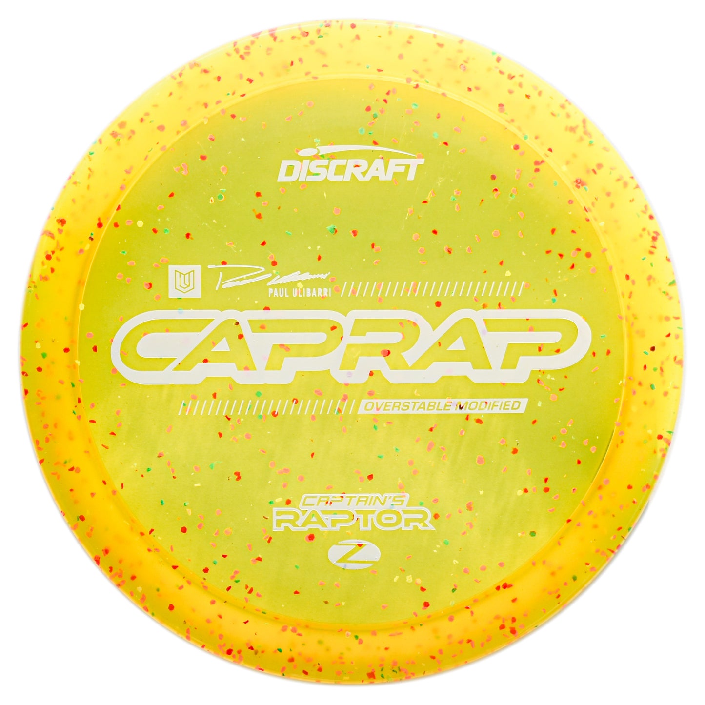 Color Confetti Z Captain's Raptor Paul Ulibarri Signature