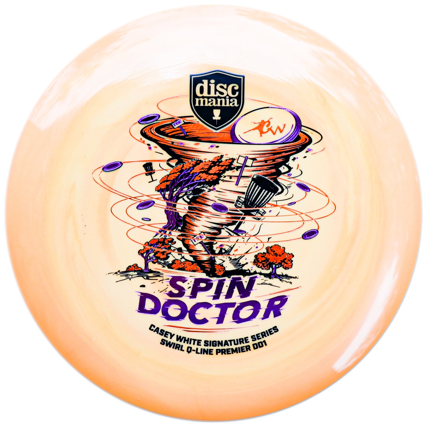 Spin Doctor Premier DD1 Swirl Q-Line Casy White Signature