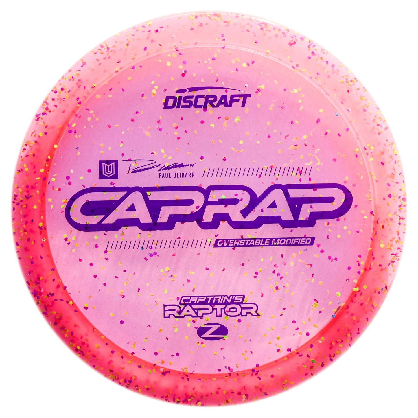 Color Confetti Z Captain's Raptor Paul Ulibarri Signature